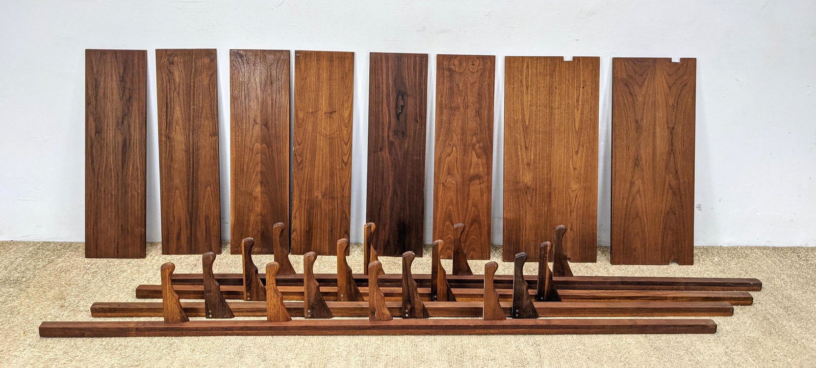 Mid Century Modern Wall Shelves. Custom. Supports are 9 (1 of 7)