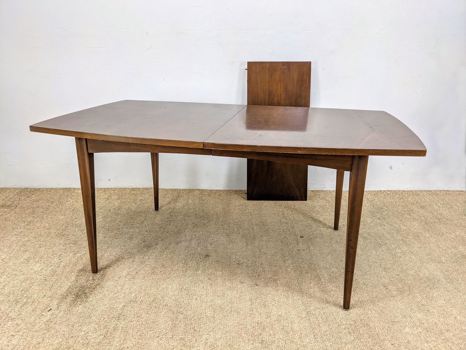 American Modern Dining Table. Sculpted tapered legs. On (1 of 6)