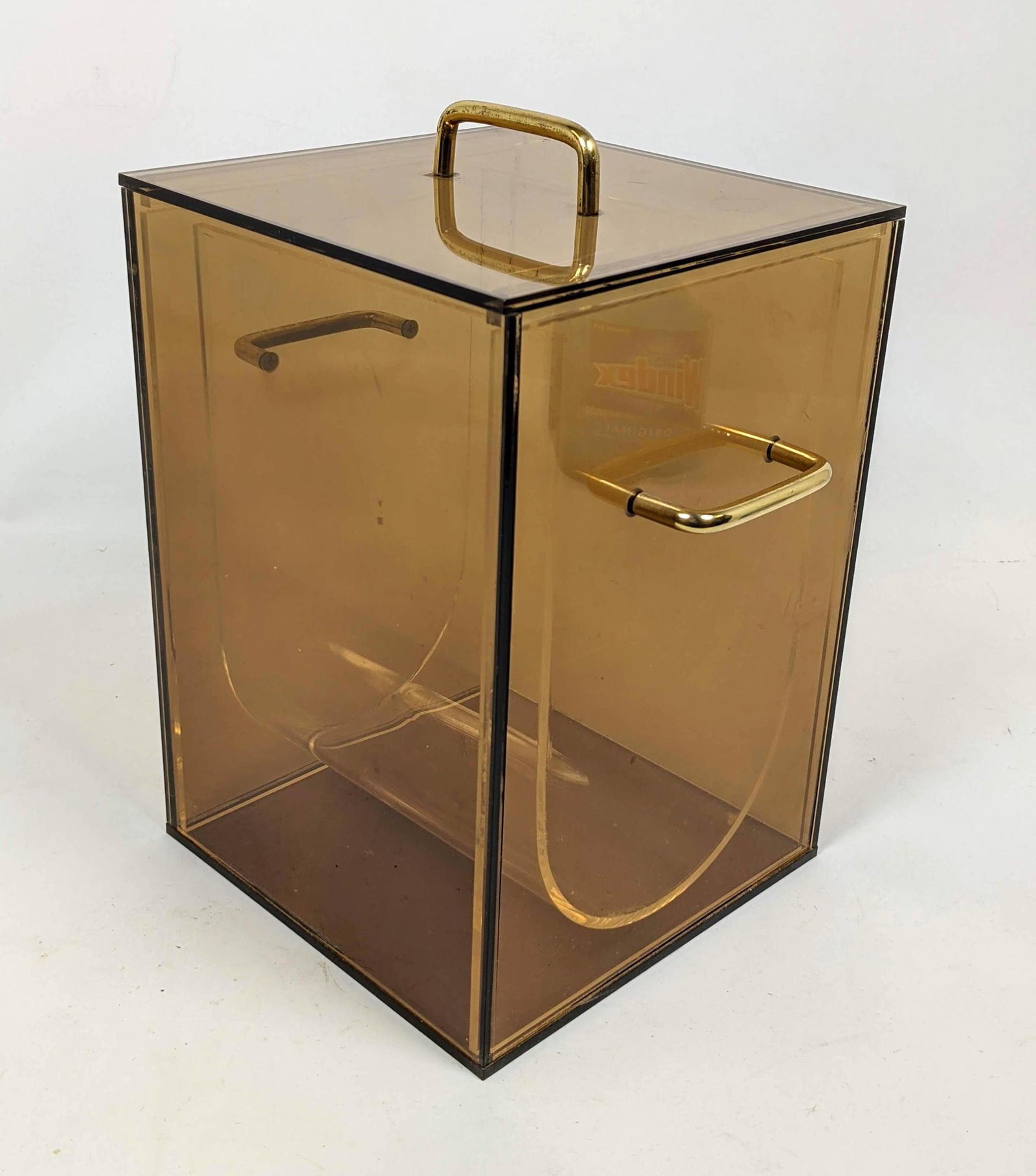 Smokey Lucite Acrylic Ice Bucket (1 of 8)