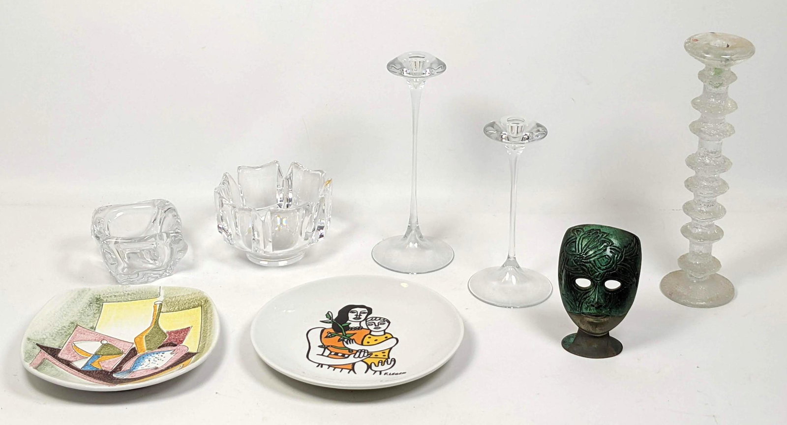 8pcs Mid Century Modern. TAPIO WIRKKALA, Metal mask, LE (1 of 15)