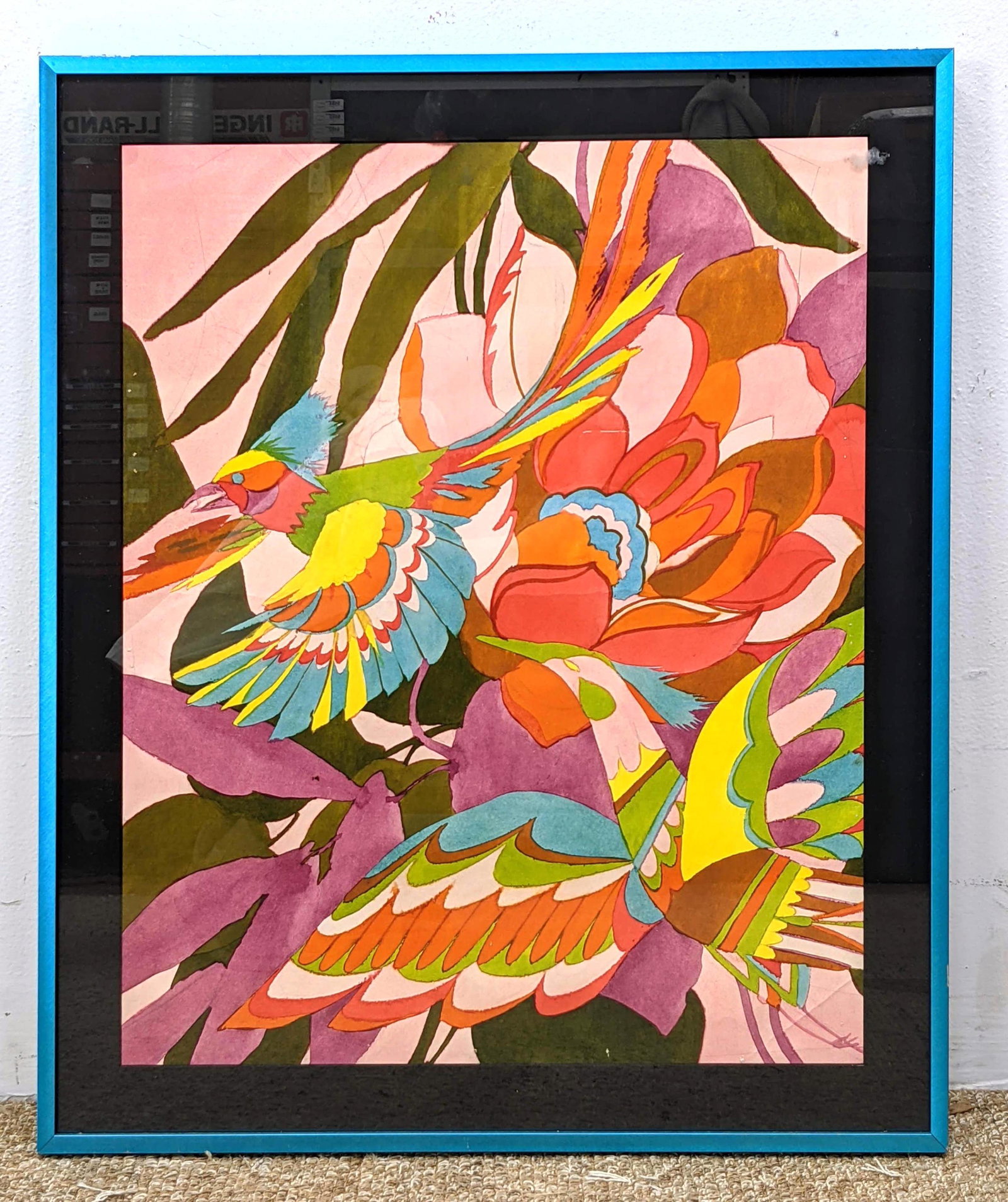 Colorful Abstract Bird Drawing. (1 of 7)