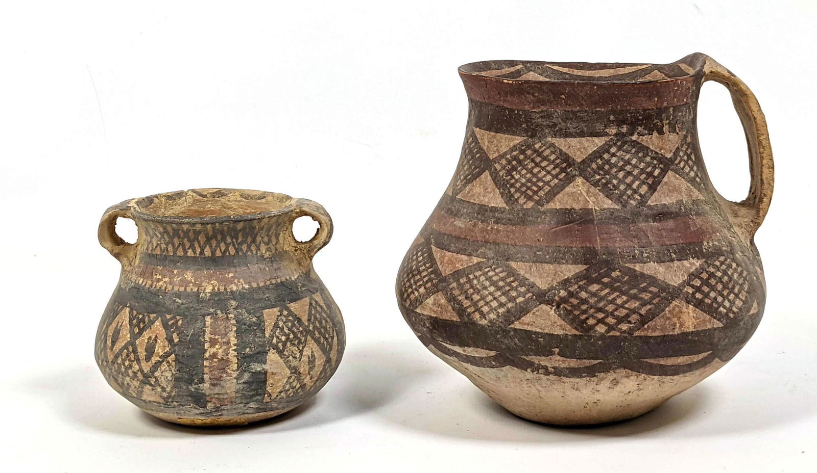 2 pcs Ancient Santa Clara Pottery Vessels. (1 of 13)