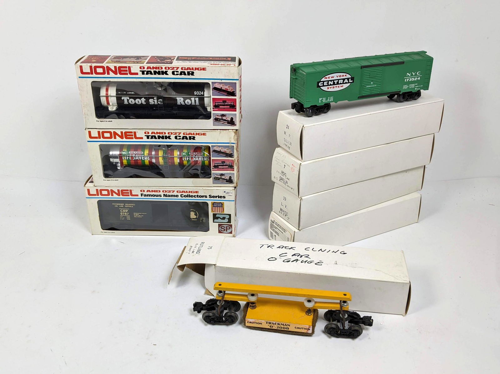 Lionel and QSI Model train Cars.  Including Lifesaver, (1 of 16)