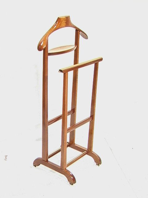 Ico Parisi Style Valet. FR Italy stamp.: Ico Parisi Style Valet. FR Italy stamp.-- Dimensions: H: 42 inches: W: 17 inches: D: 12 inches --- Condition (General): Very Good Condition. Please contact us with specific questions about condition,