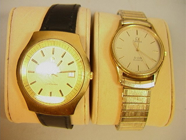 2 Omega Watches. Omega Seamaster Automatic and O: 2 Omega Watches. Omega Seamaster Automatic and Omega DeVille-- Dimensions: --- Please contact us with specific questions about condition, not visible in the photos. --- US Shipping charge: $7