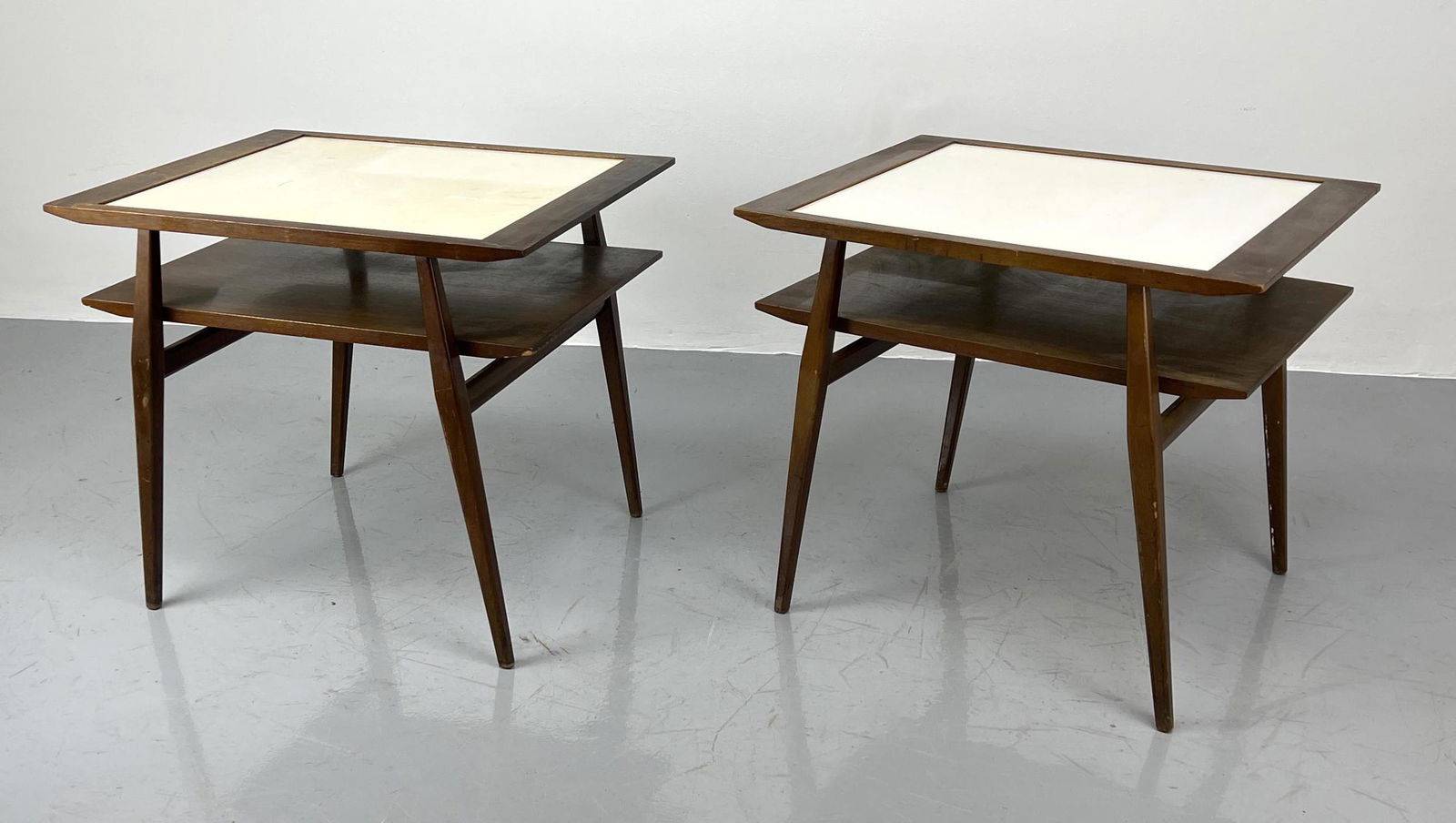 Pr Bertha Schaeffer Two Tier End Side Tables. Elegant t (1 of 11)