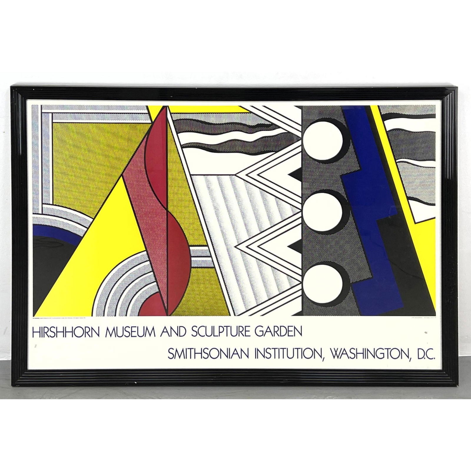 ROY LICHTENSTEIN for HIRSHHORN MUSEUM Poster.  1987 Smi (1 of 7)