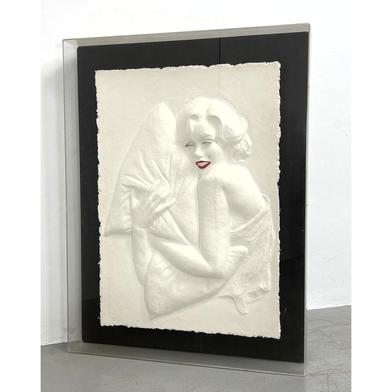 GEISINGER Embossed Paper 3D Portrait. "Marilyn" Monroe. (1 of 12)