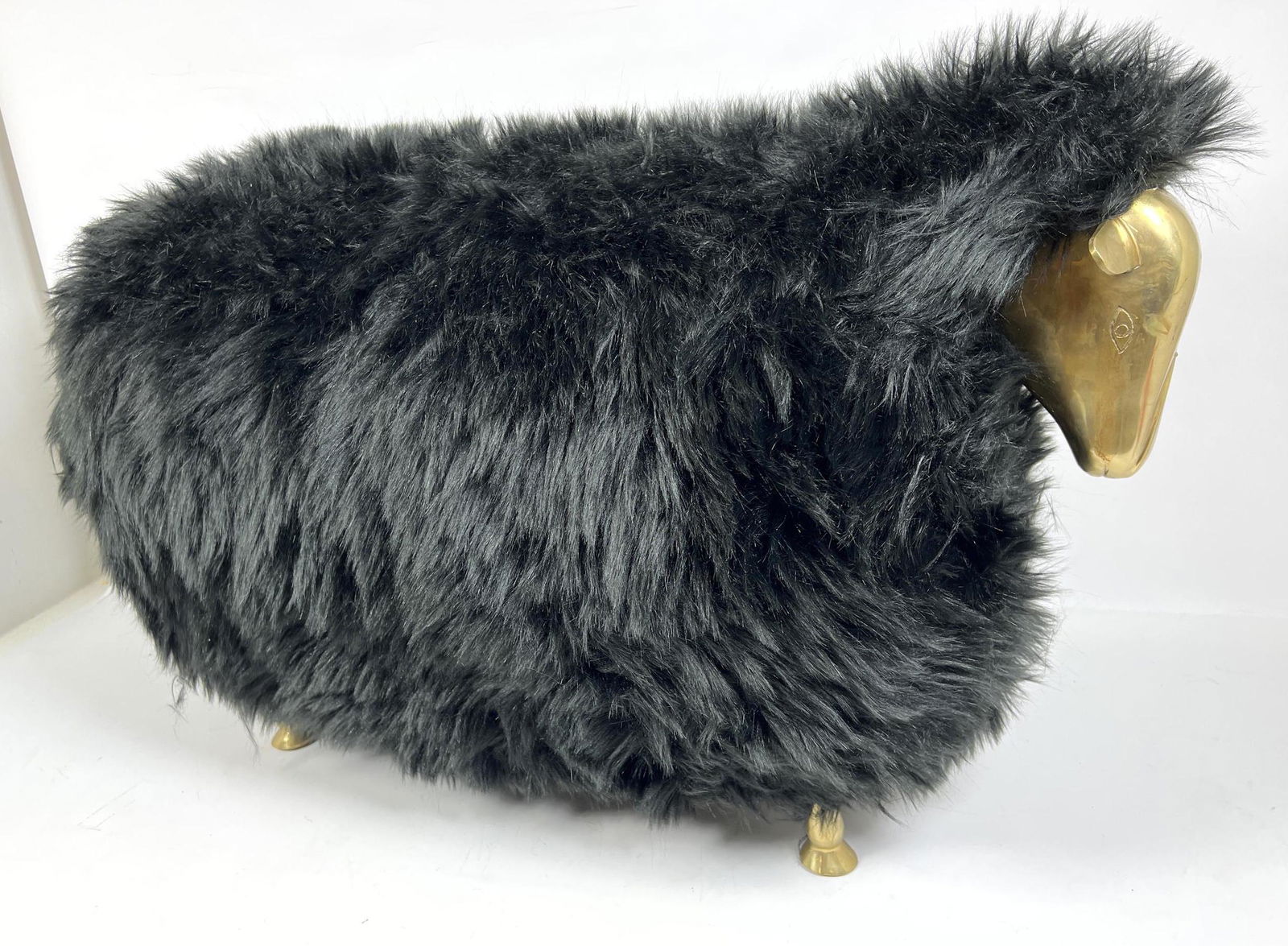 Francois-Xavier Lalanne Style Sheep Sculpture.  Fur wit (1 of 9)