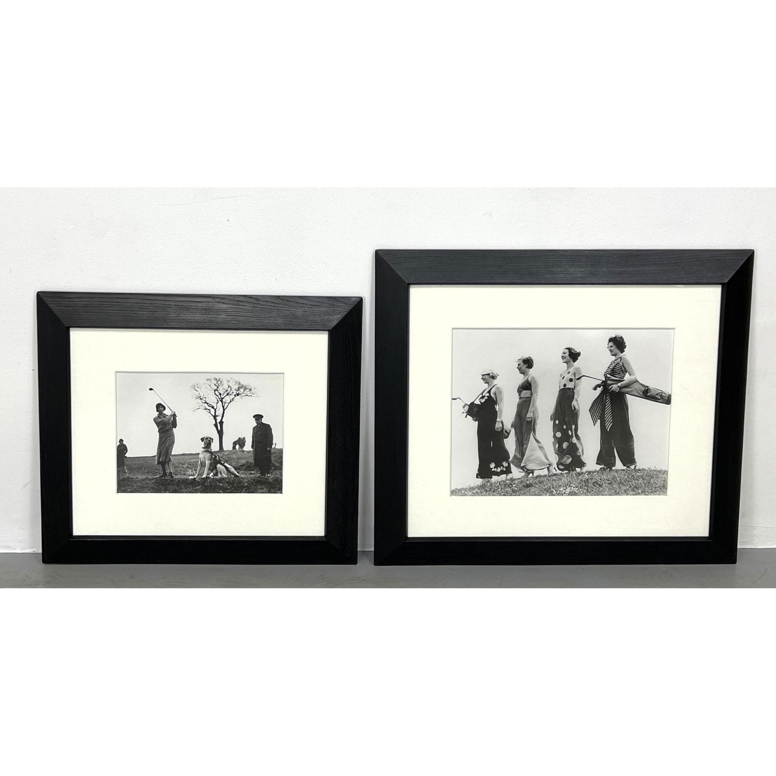 2pc GOLF Sporting Photographs. "Canine Caddie" Vera Whi (1 of 9)