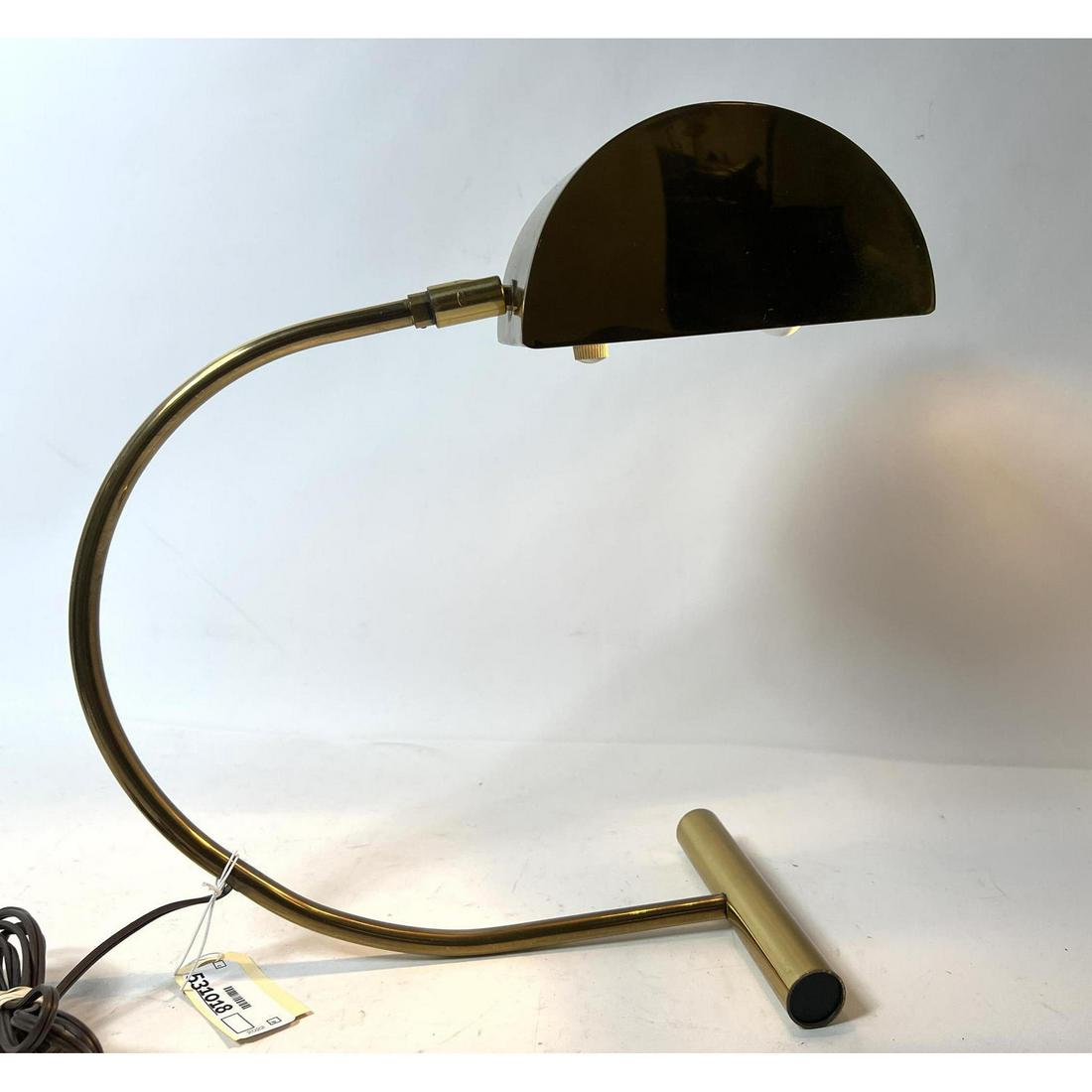 Koch and Lowy OMI brass table lamp. Arched base. (1 of 6)