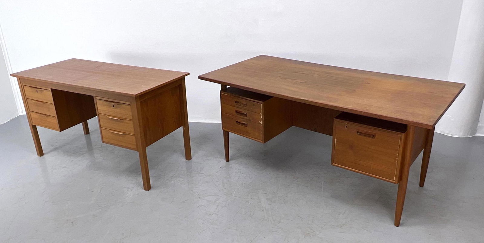 HP Hansen desk (larger, right) and Bent Silberg desk (s (1 of 20)