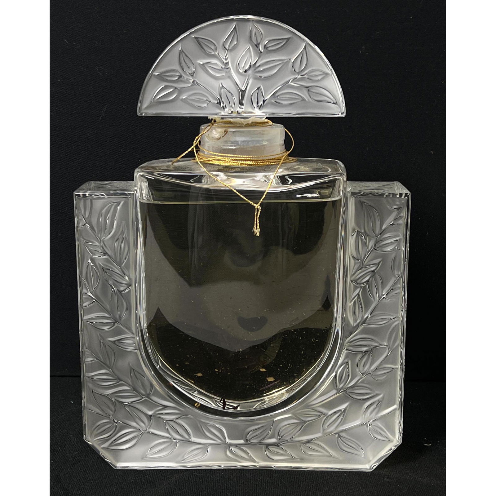 LALIQUE Clear Crystal Factice Perfume Bottle (1 of 6)