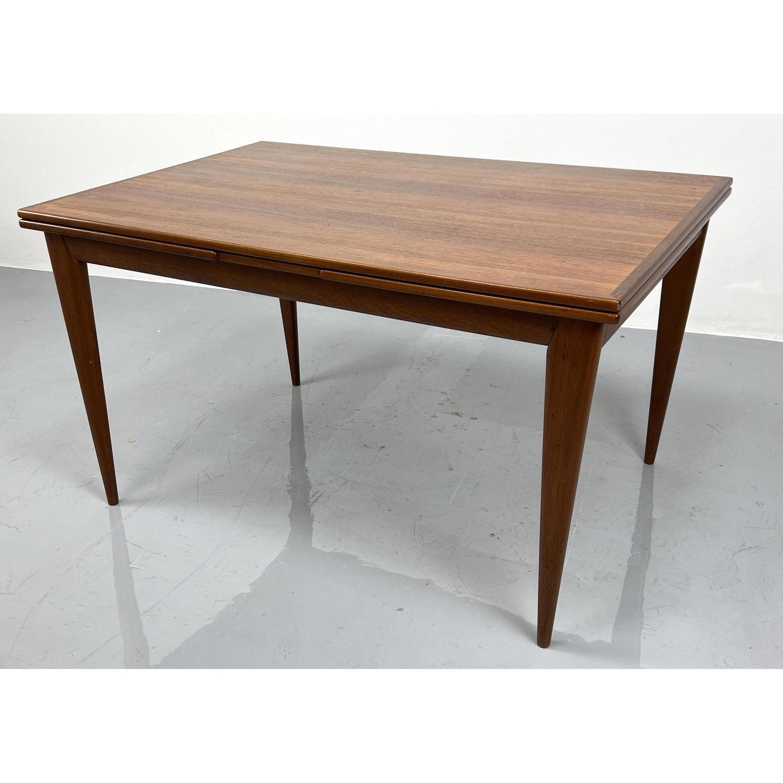Danish Modern Teak Refractory Dining Table. Tapered leg (1 of 9)