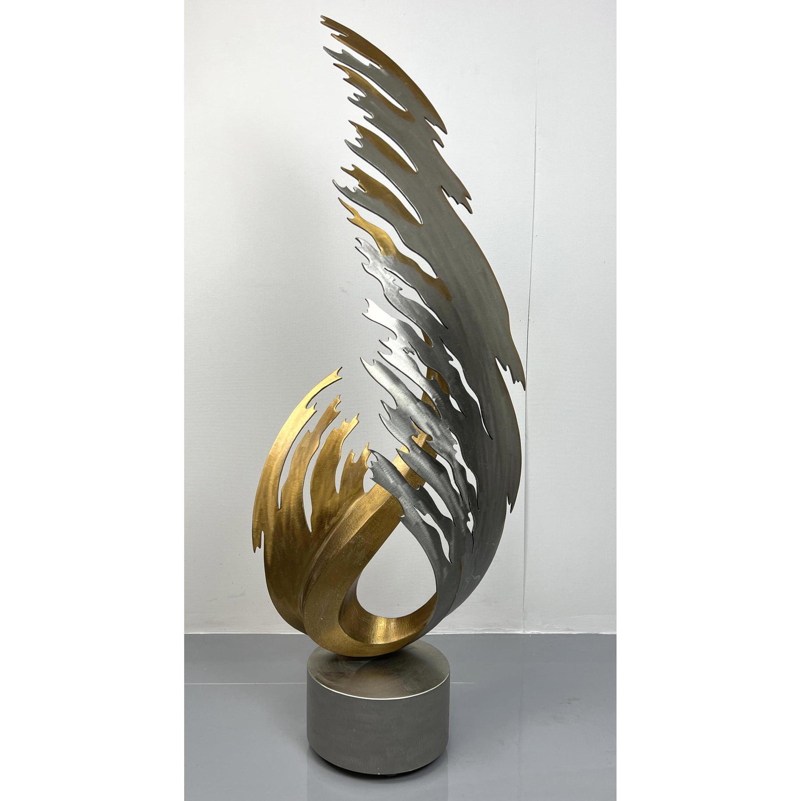 Stainless Steel Sculpture by John Richen. Tall Modernis (1 of 10)