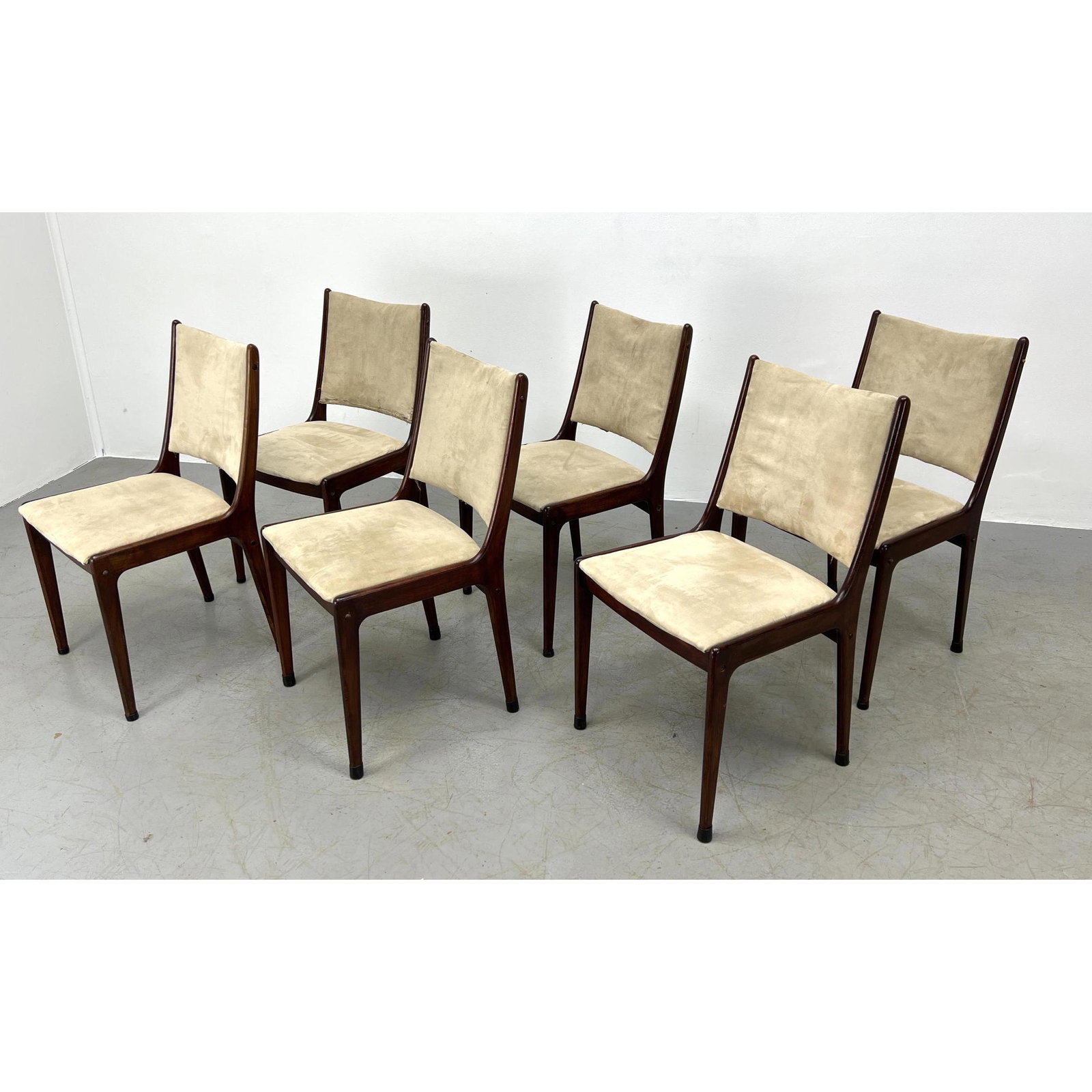 Set 6 ULDUM Danish Modern Teak Dining Chairs. Six Side (1 of 14)