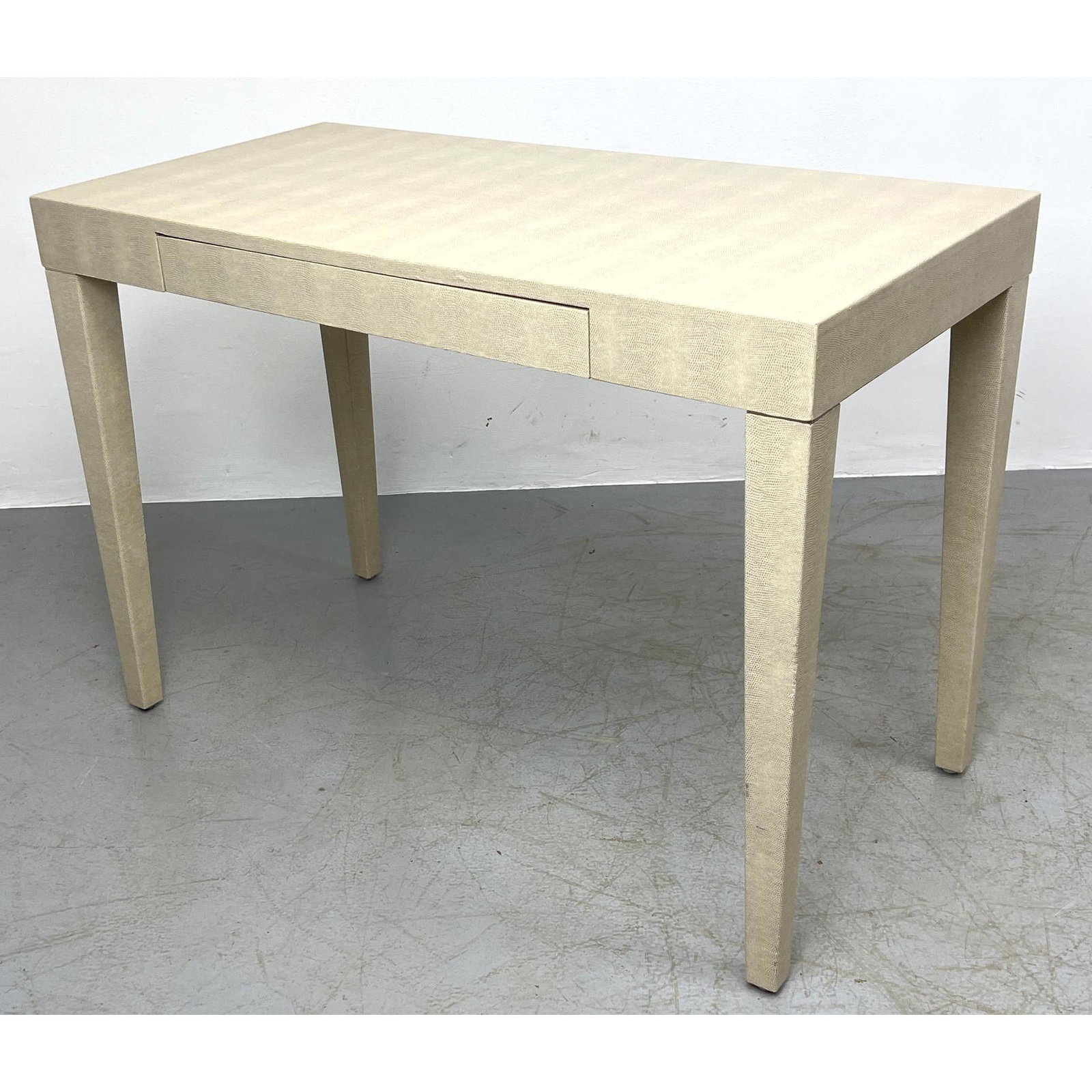 Faux Snakeskin 1 Drawer Writing Table Desk. (1 of 12)