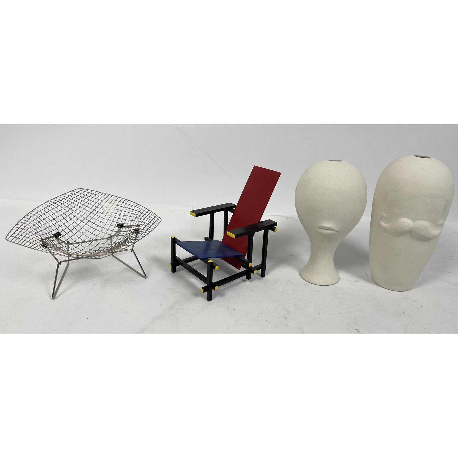 Mid Century Modern Group Lot.  Miniature chairs and 2 J (1 of 9)