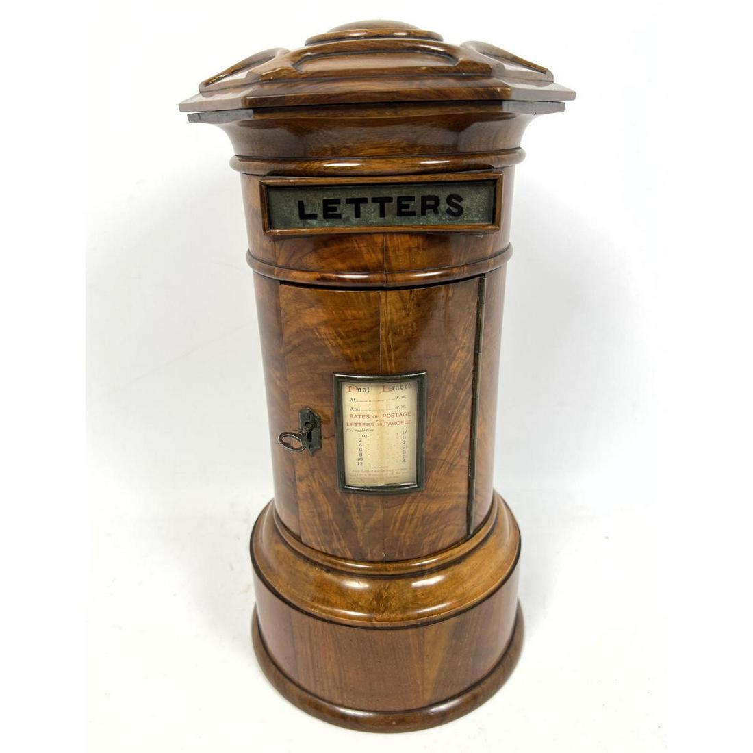 Vintage wood Door Front Box.  Postal Letters. (1 of 9)