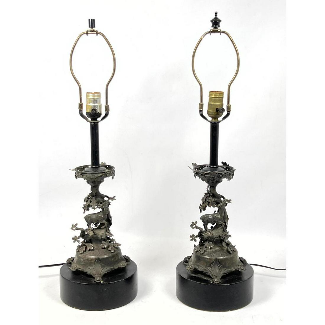 Pair Figural Table Lamps Converted from candlestands. D (1 of 12)