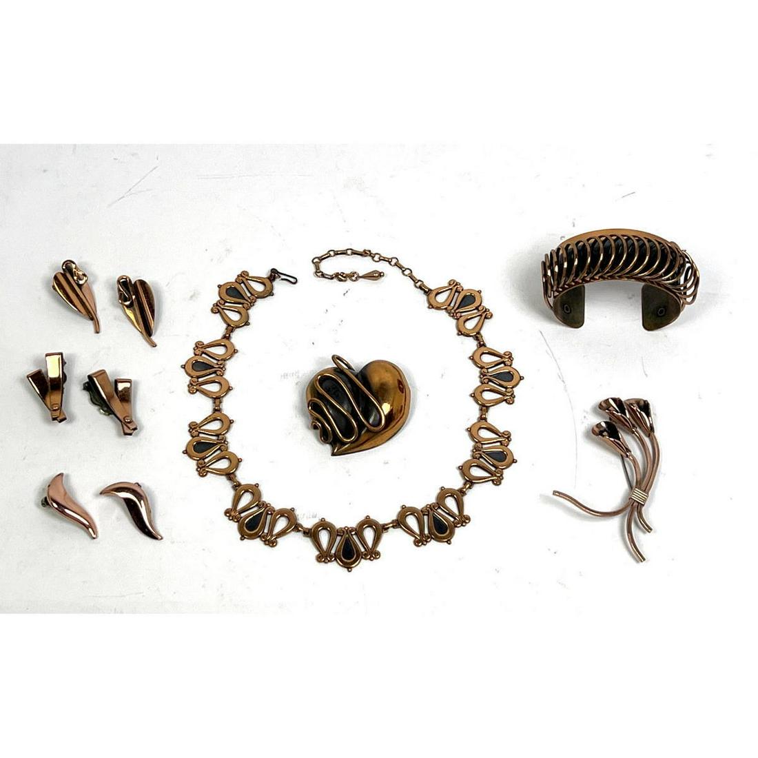 7pc Collection McM  Copper Jewelry. All RENOIR except h (1 of 14)