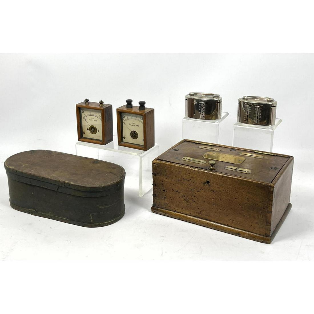 5pc Collection Mostly English Vintage Objects. Large Wo (1 of 16)