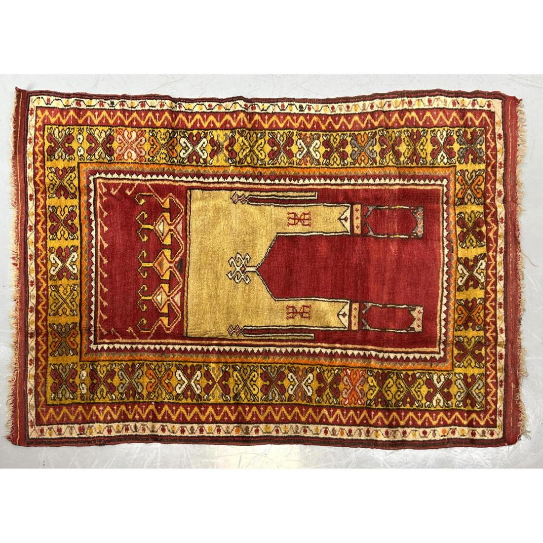3x5 Handmade Oriental Prayer Carpet Rug (1 of 7)