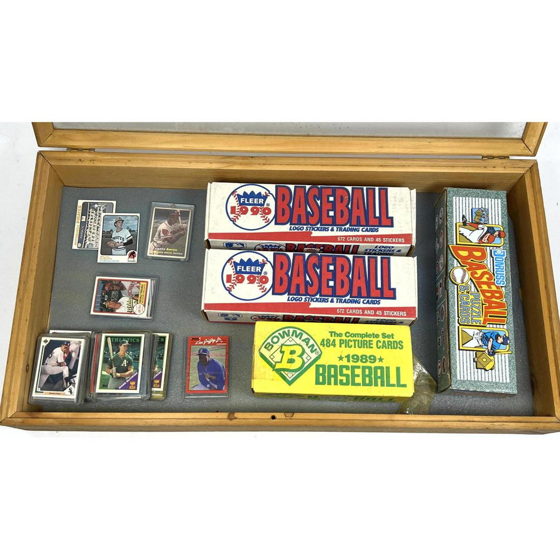Collection Of Sports cards. FLEER 1990's Boxes.  BOWMAN (1 of 11)
