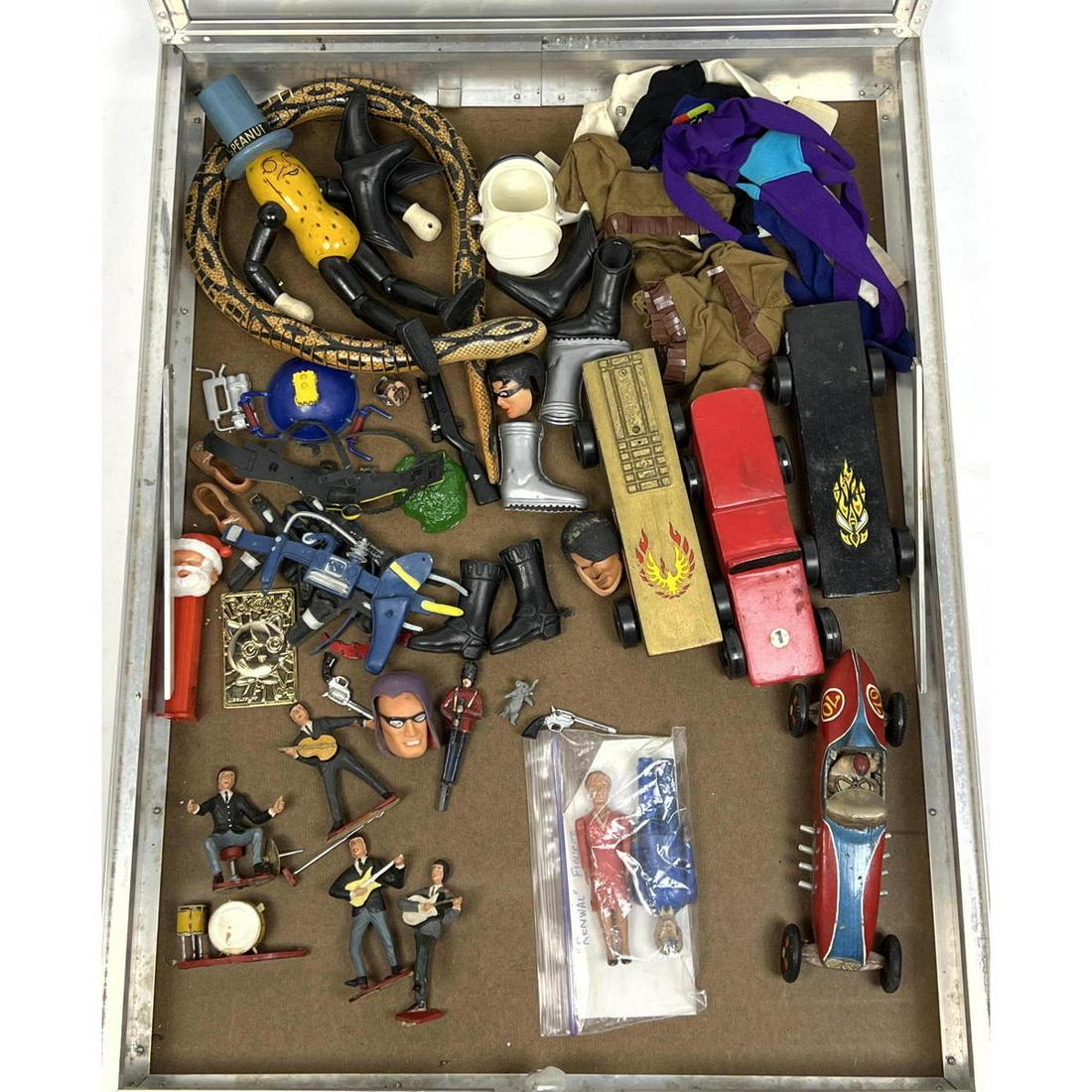 Collection Of Miscellaneous Vintage Objects. Wood Car M (1 of 10)