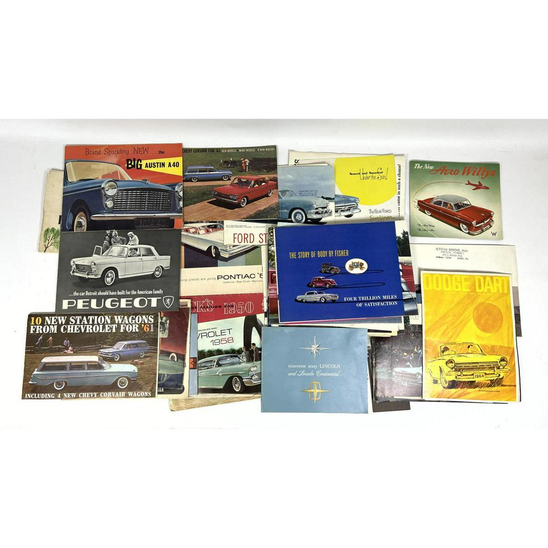 Collection of Automobile Ephemera Brochures etc. Mostly (1 of 9)