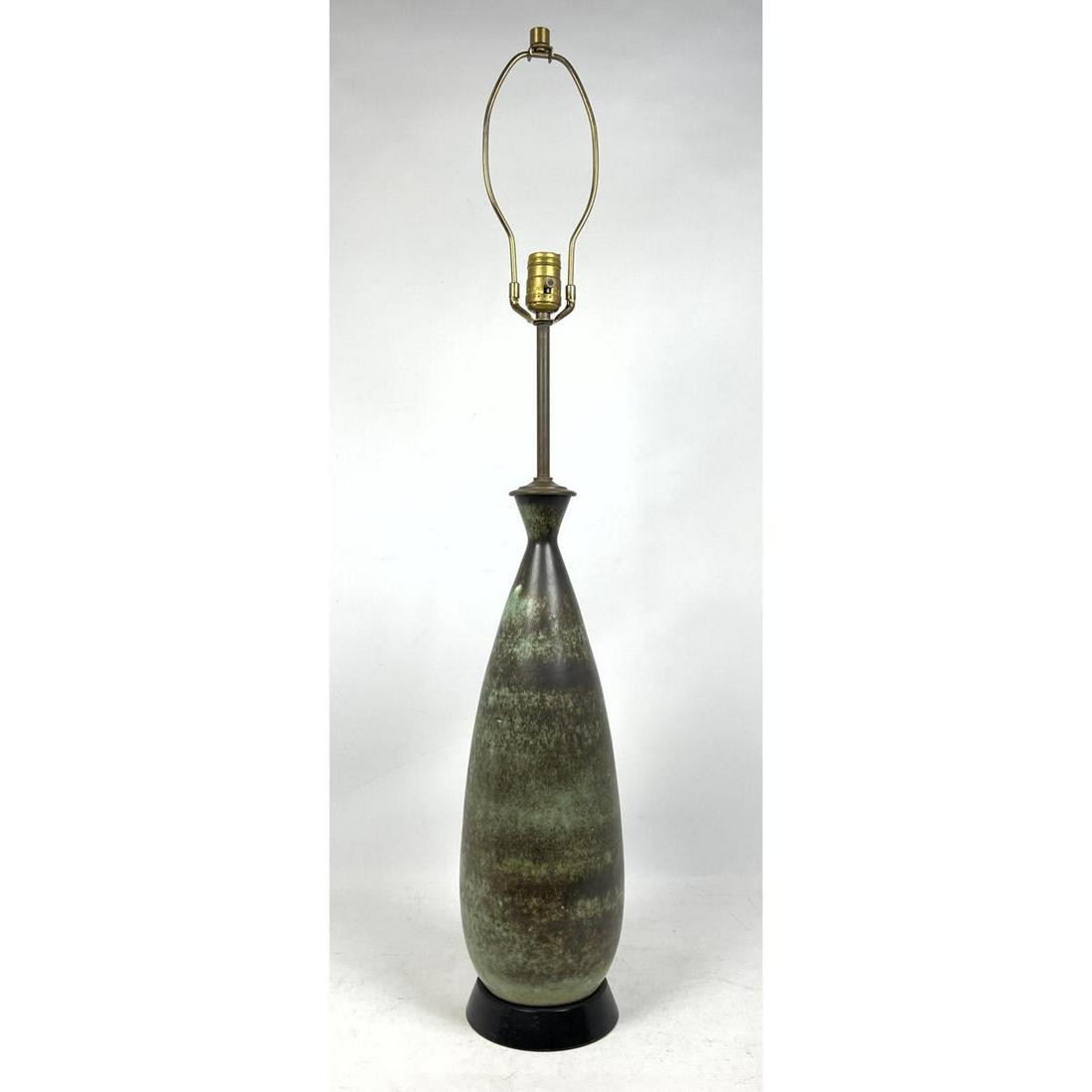 Carl Harry Stalhane for RORSTRAND Lamp. Glazed Pottery. (1 of 12)