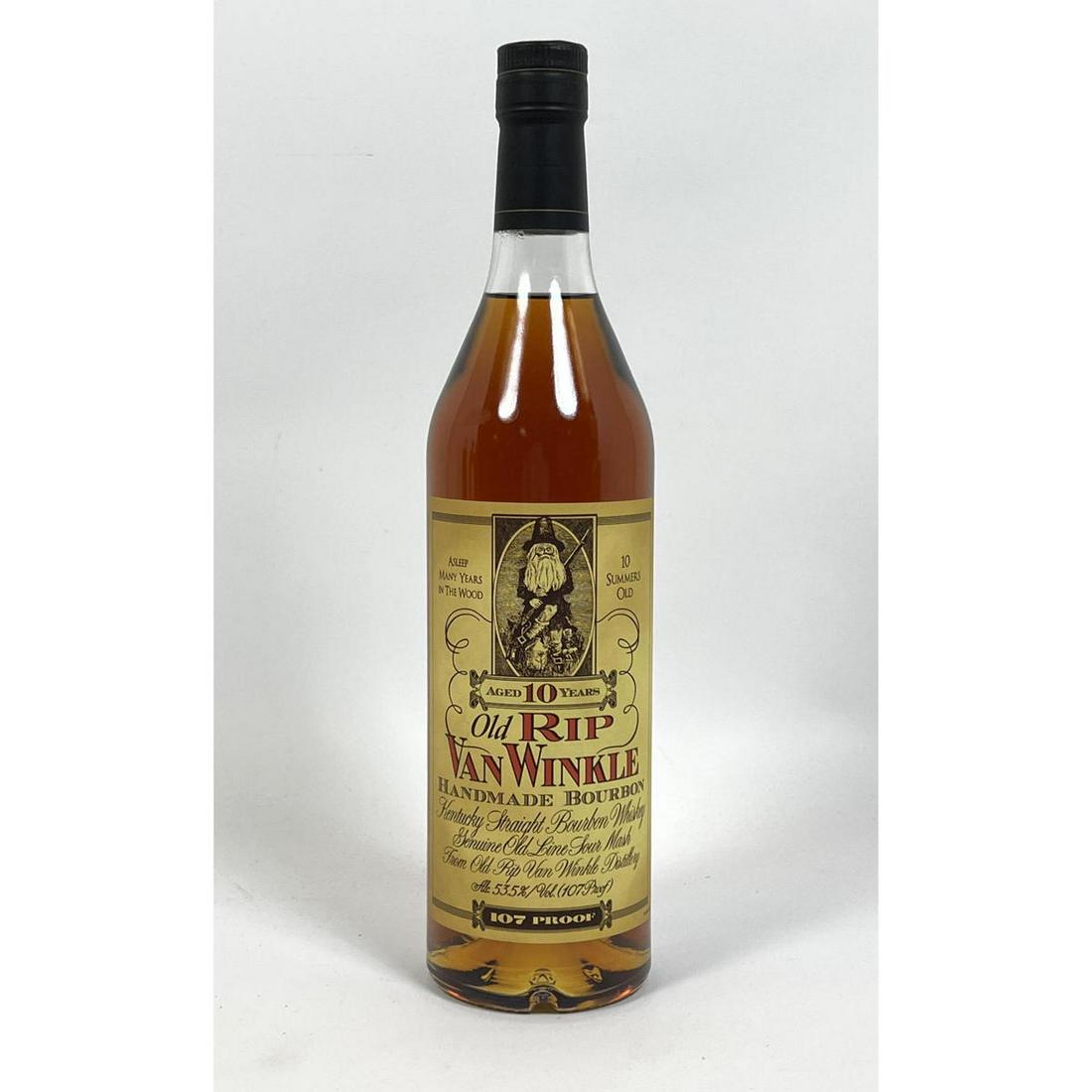 Old RIP VAN WINKLE Handmade Bourbon. Aged 10 Years. (1 of 6)