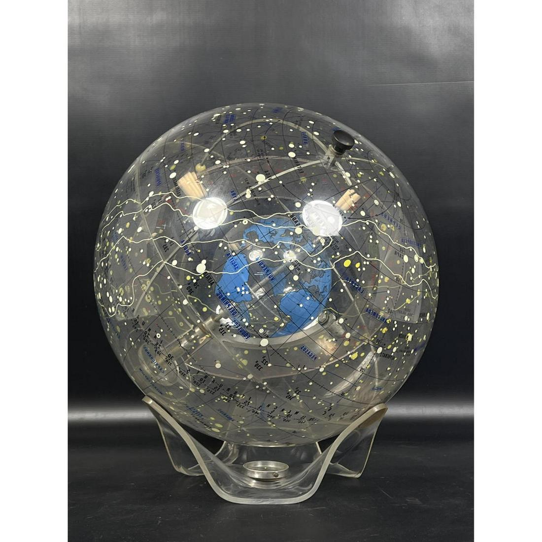 Vintage Astronomy Model. Earth sphere surrounded by gal (1 of 10)