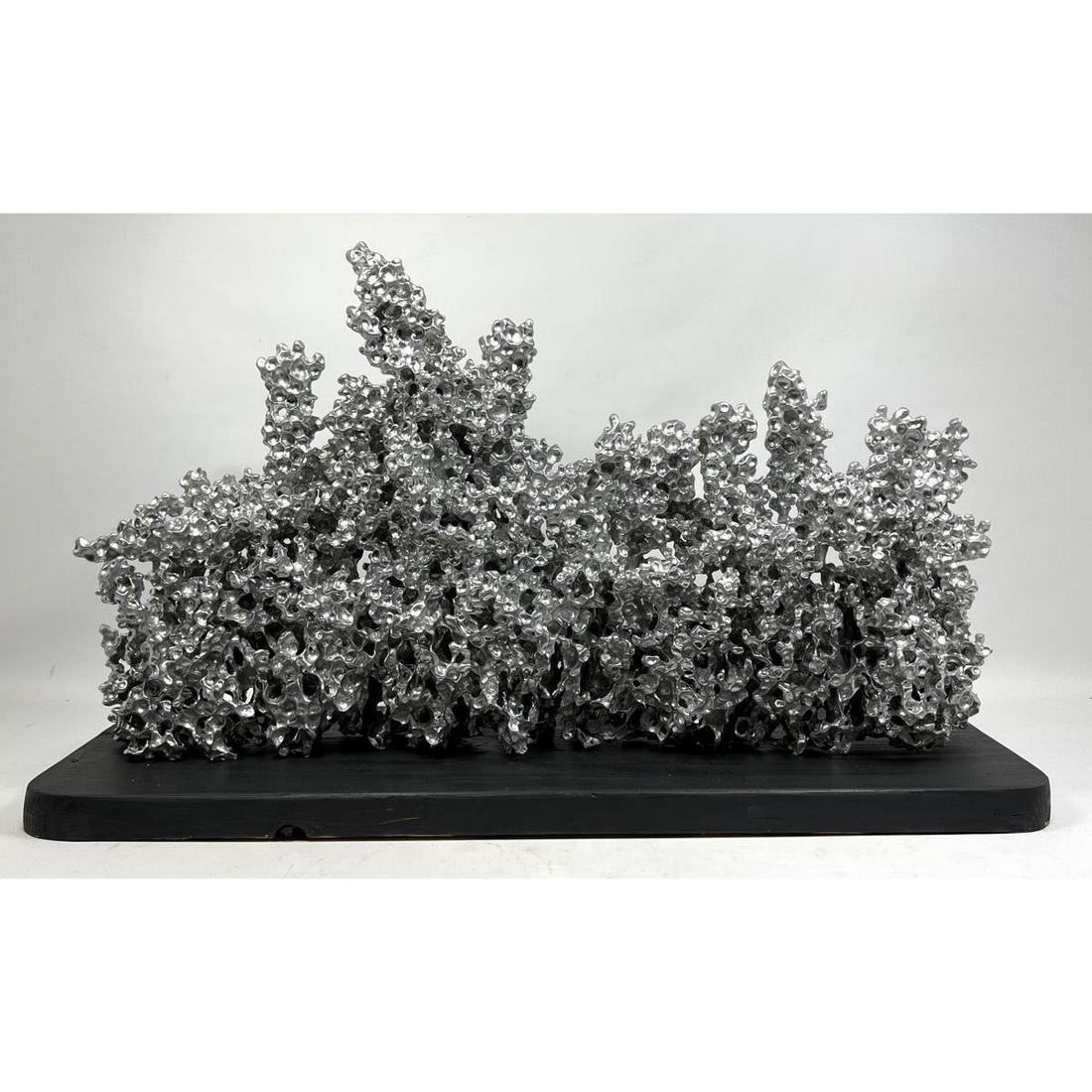 Large Brutalist Abstract Modern Sculpture.  Freeform al (1 of 8)