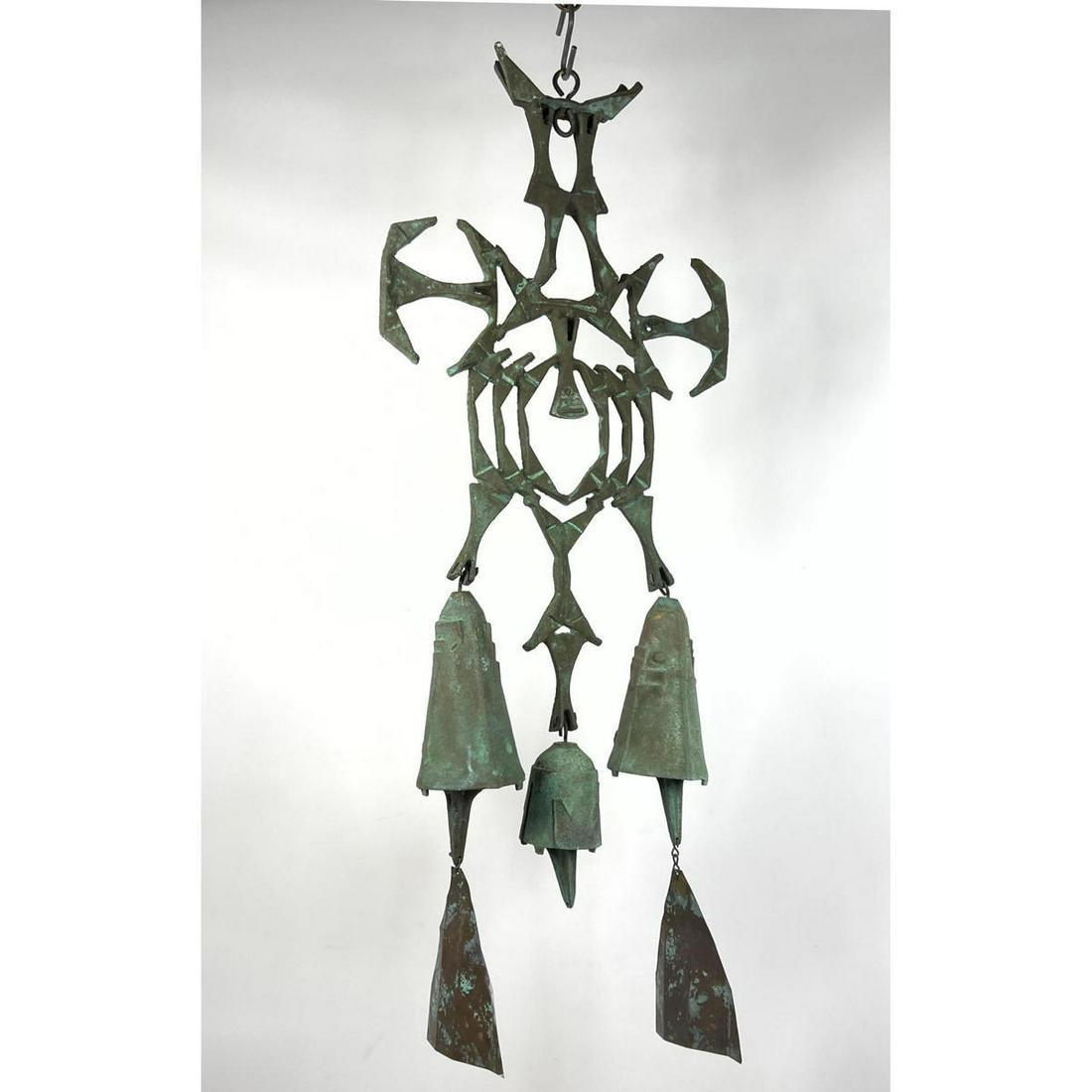 Large PAOLO SOLERI for ARCOSANTI Bronze Wind Bell Chime (1 of 11)
