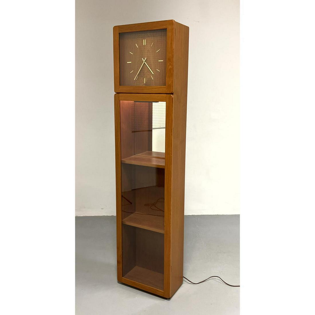 Danish Modern Teak Tall Case Clock. Lower electrified d (1 of 16)