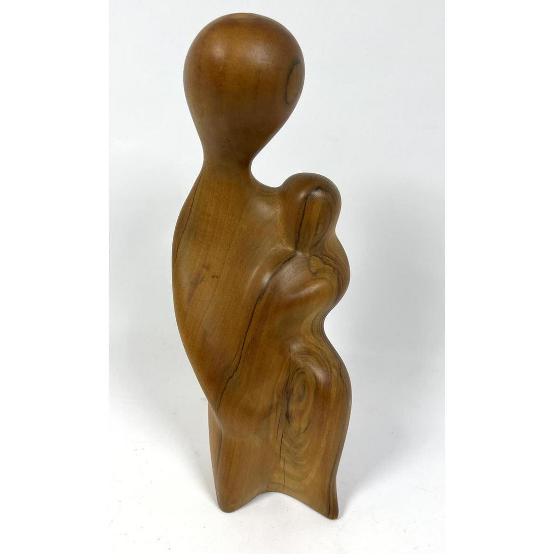 Antonio Vitali Modernist Carved wood Sculpture. signed (1 of 8)