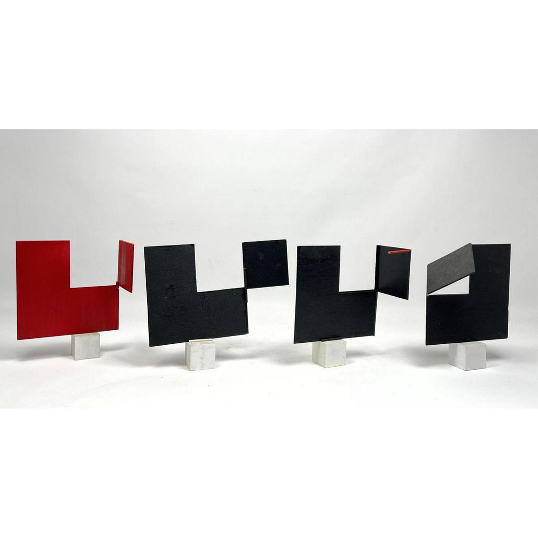 4pcs GEORGE D'AMATO Minimalist Constructivist Sculpture (1 of 13)