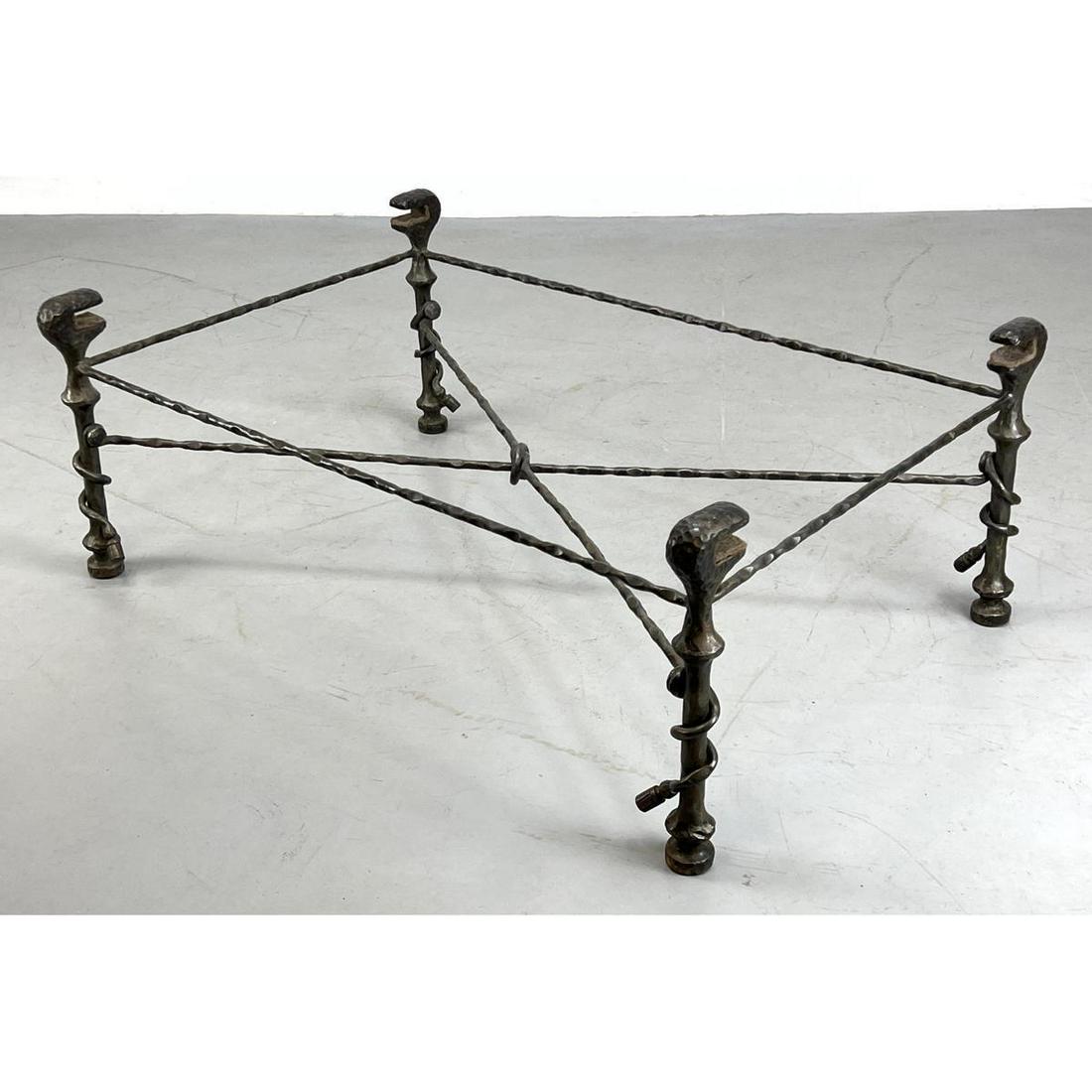 Giacometti Style Coffee Table Base. Solid heavy hammere (1 of 9)