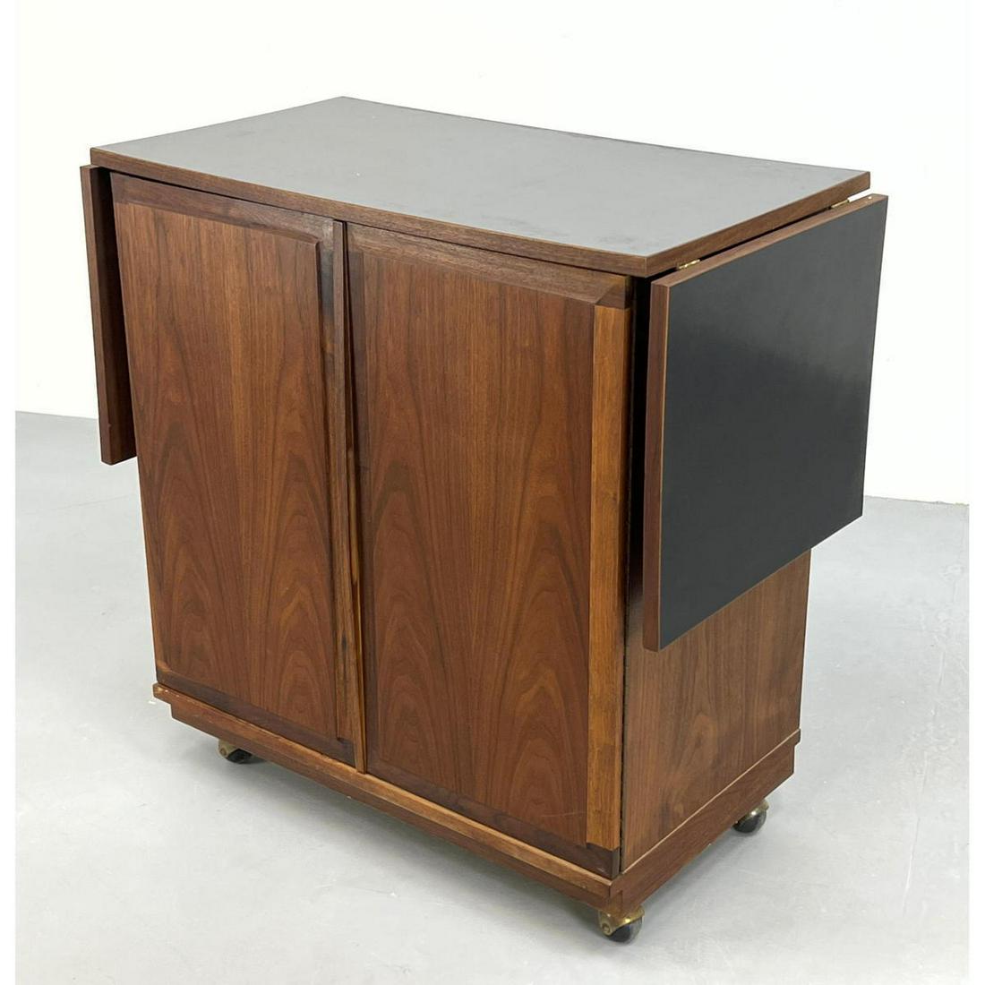 Founders American Modern Walnut Bar Cart Server. No. 42 (1 of 13)
