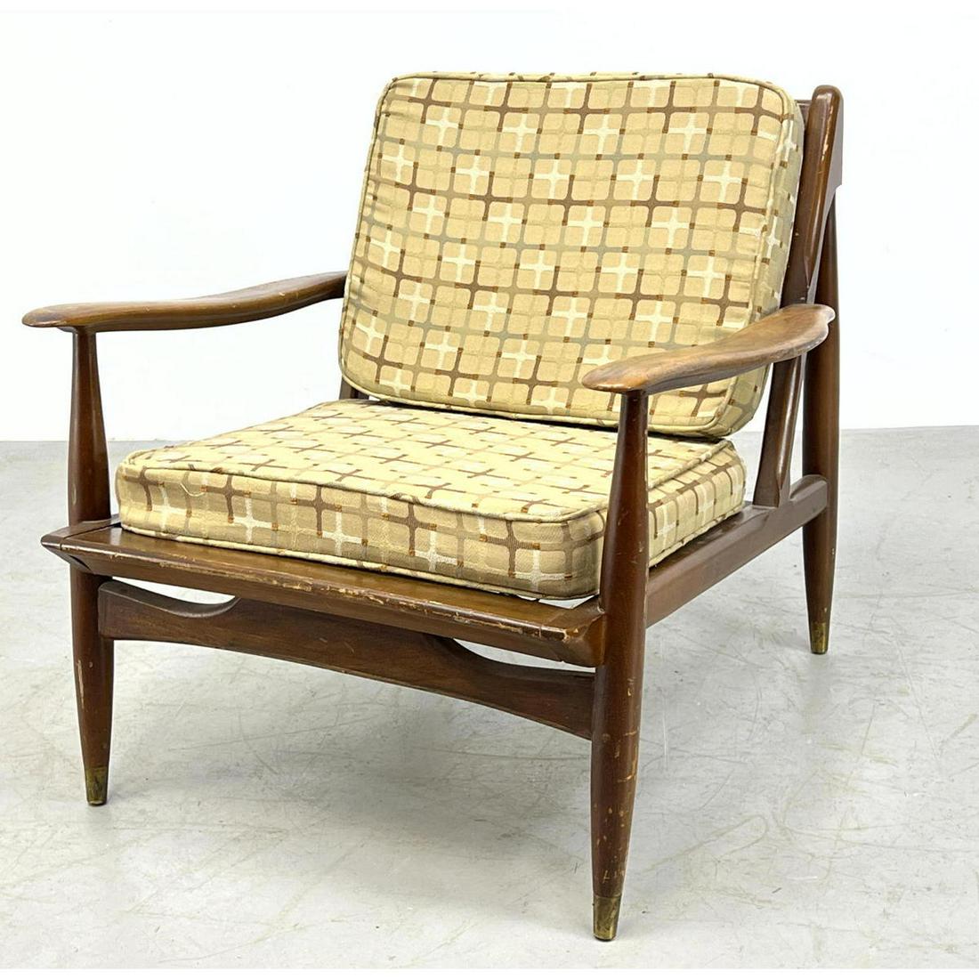 American modern open frame lounge chair (1 of 10)