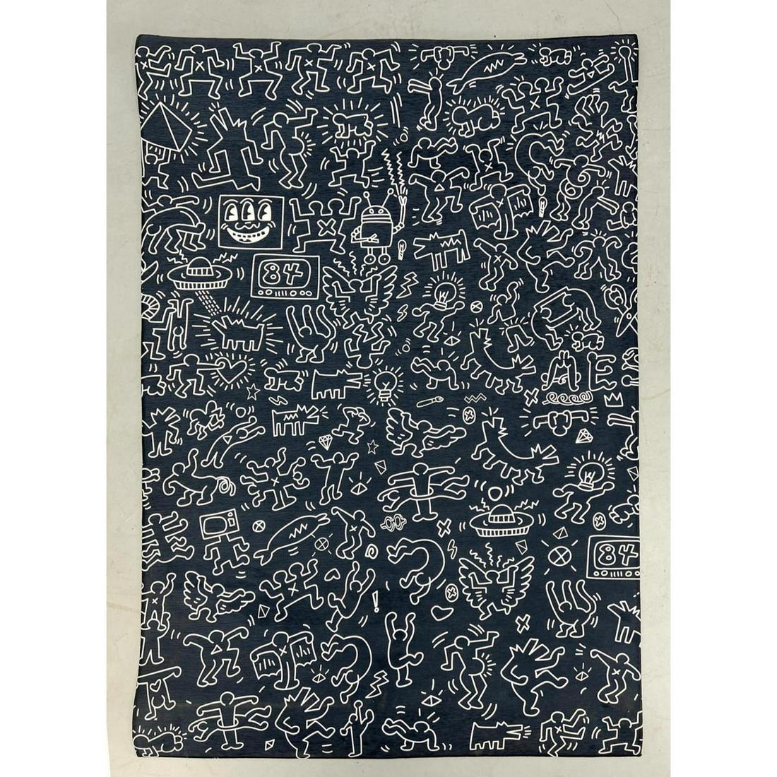 Keith Haring Style Carpet wall Hanging. (1 of 5)