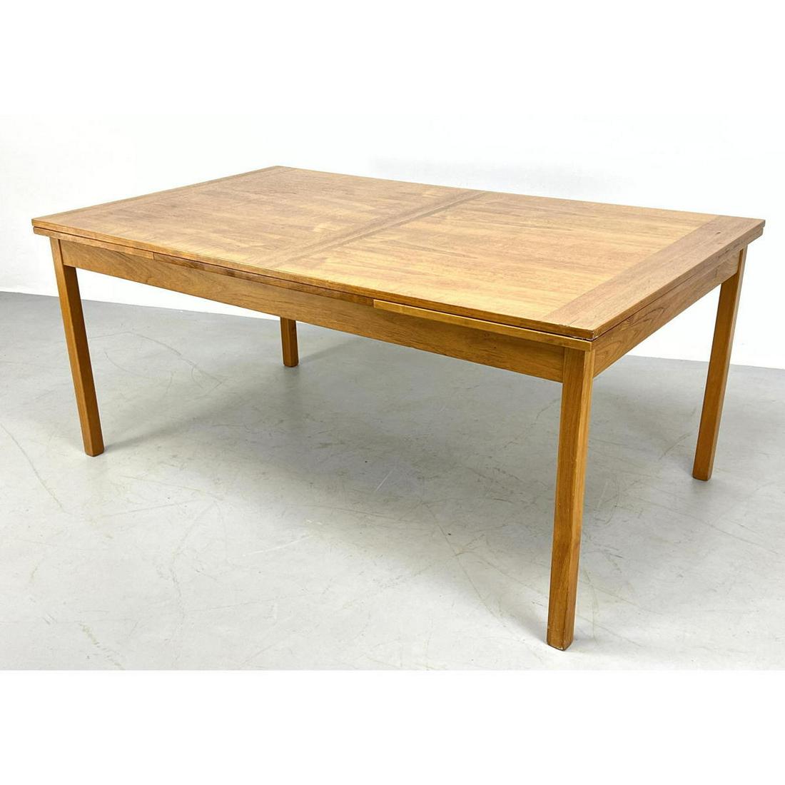Danish teak refractory dining table. Stamp made in Denm (1 of 13)