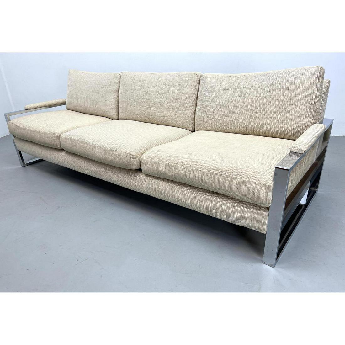 Craft Associates Chrome Wood Modernist Sofa.  70's Mode (1 of 10)
