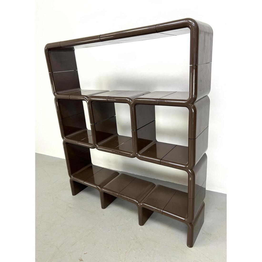 UMBO Kay Leroy Ruggles brown plastic modular shelf unit (1 of 13)