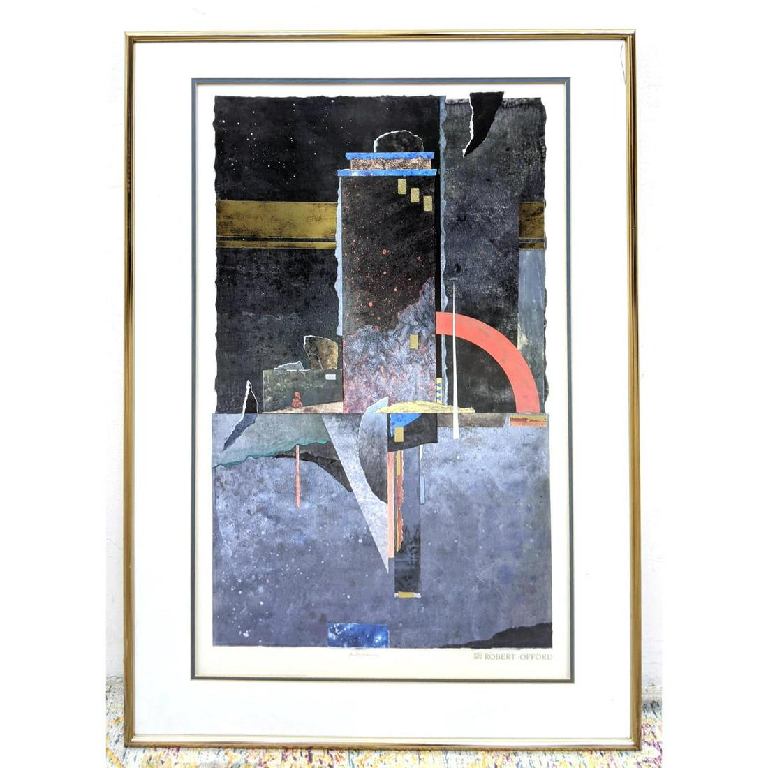 Robert OFFORD Modernist Abstract Geometric Print. Title (1 of 10)