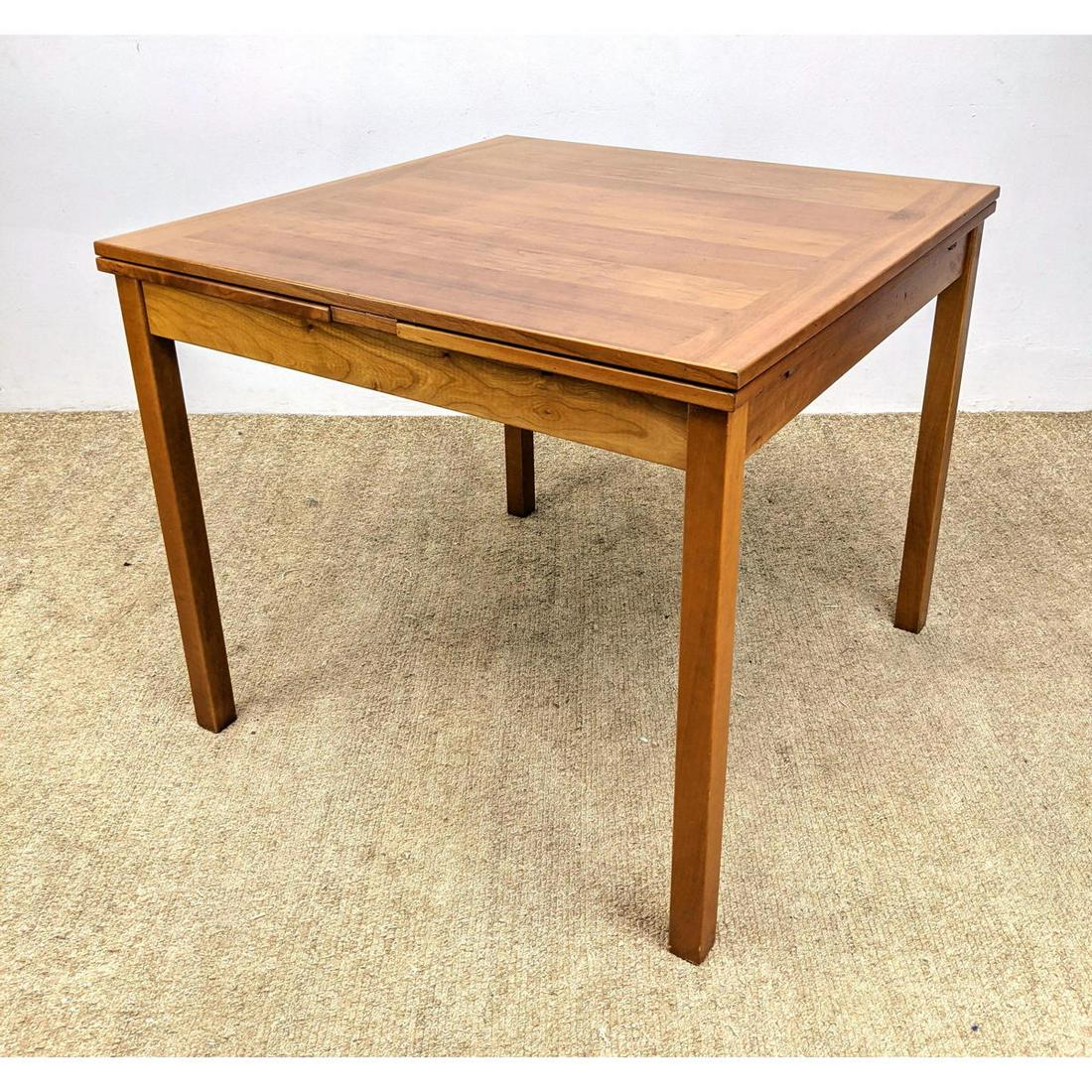 Danish Modern Teak Refractory Style Dining Table. Two 1 (1 of 9)
