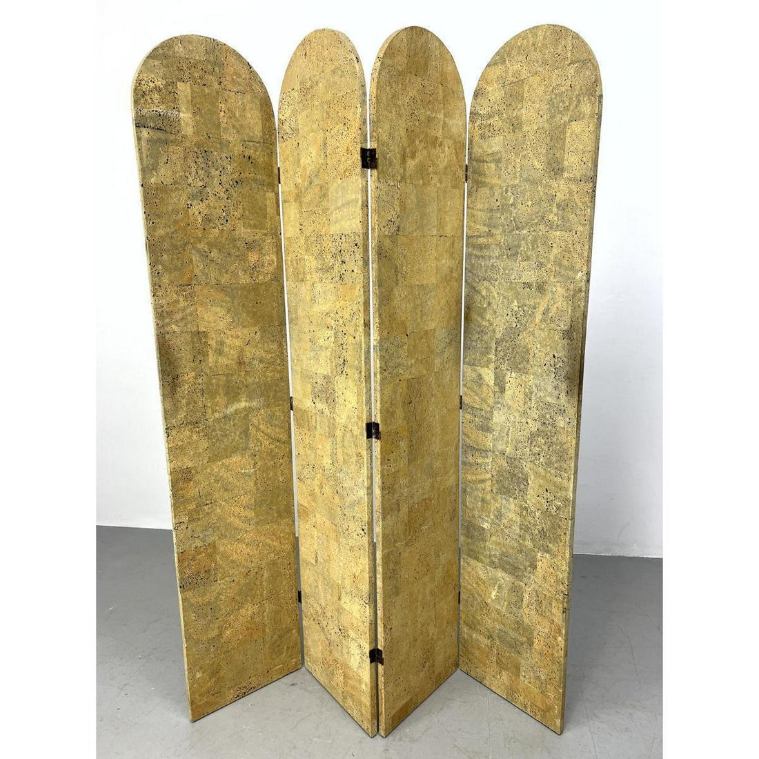 Vintage Cork 4 Panel Folding. Screen Room Divider. One (1424) on Apr 07, 2022 Uniques and
