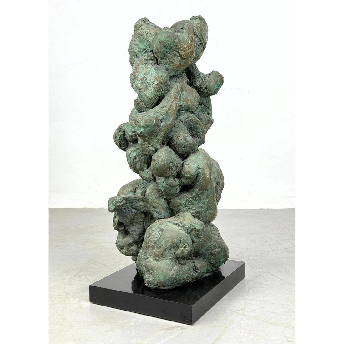Ruth Waldman 87 Bronze finished Plaster Sculpture. Free (1 of 13)