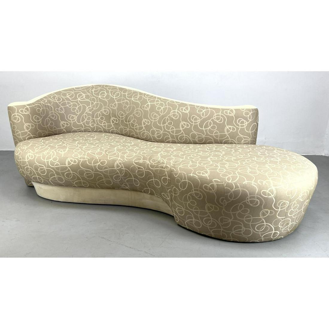 Weiman Kagan style serpentine sofa couch. (1 of 11)